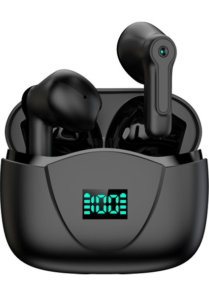 Enc Tws Bluetooth Kulaklık Gürültü Engelleme 15D Süper Bas Hıfı Kulaklık Ses Kontrolü Oyun Sporları Kablosuz Kulaklık Hd Mıc (Yurt Dışından)