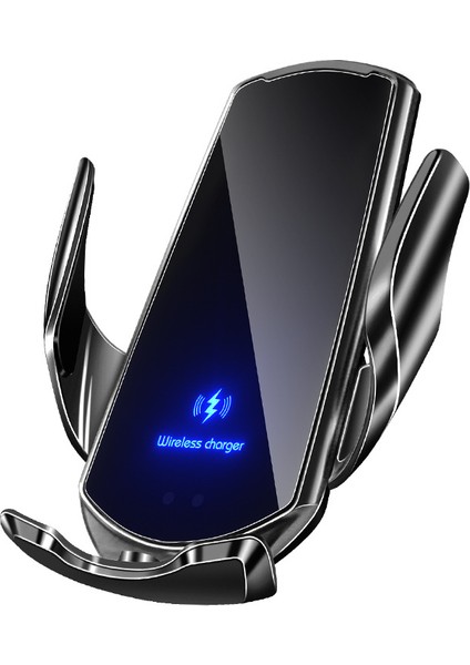 Otomatik Sıkma Araba Kablosuz Şarj Cihazı 15 W Hava Firar Dağı Için Akıllı Kızılötesi Qi Hızlı Şarj Cihazı iPhone Huawei Samsung Xiaomi (Yurt Dışından)