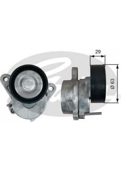 Skoda Superb 2014 - 2017 1.6 Tdı Dcx Şarz Gergisi Gates 04L903315A