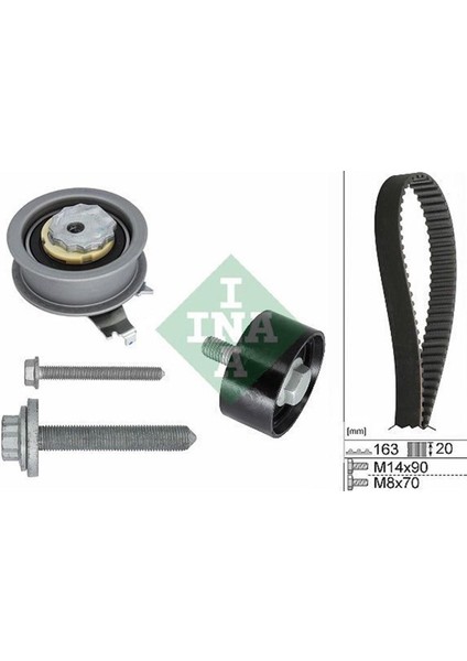 Skoda Yeti 2013 Model Sonrası 1.2 Tsı Motor Triger Seti Ina Marka 05E198119