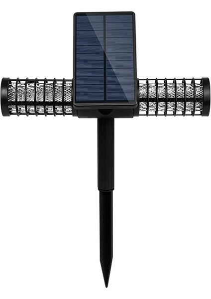 Açık Güneş Sivrisinek Lambası Açık Bahçe Su Geçirmez Gece Lambası USB Şarj Edilebilir Sivrisinek Tuzağı Avlu Cihazı (Yurt Dışından)