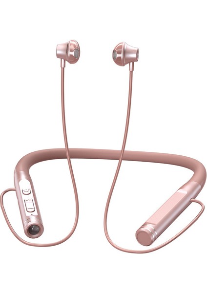Kablosuz Bluetooth Kulaklık 5.2 Boyuna Takılan Spor Asılı Boyun Manyetik Yarım Kulak Takılabilir Tf Kartı (Yurt Dışından)