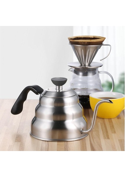 1l Metal Demlik - Gümüş (Yurt Dışından)