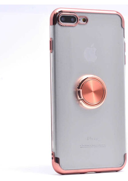 Apple iPhone 7 Plus Kenarları Renkli Silikon Kılıf Gess