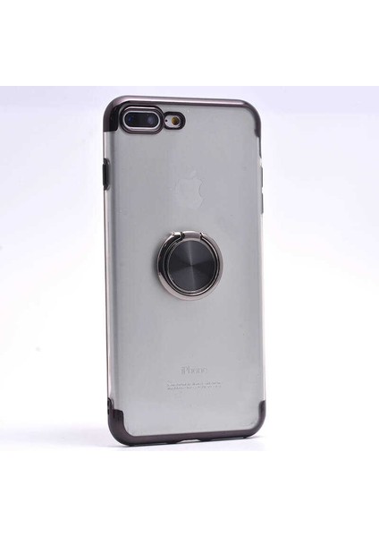 Apple iPhone 8 Plus Kenarları Renkli Silikon Kılıf Gess