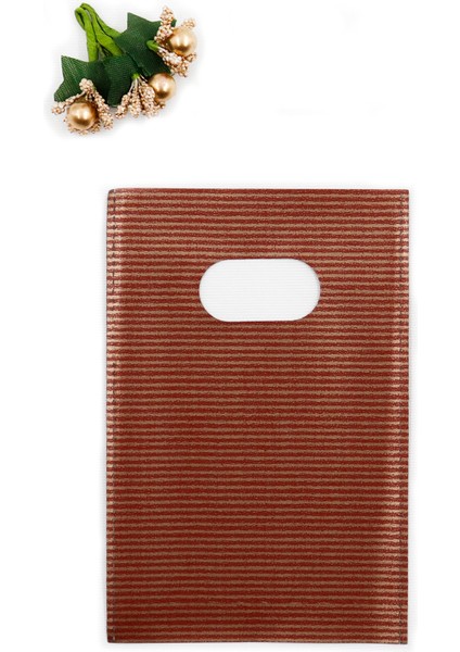 Hediyelik Lüx El Geçme Poşet 50'li 13 x 20 cm Bordo