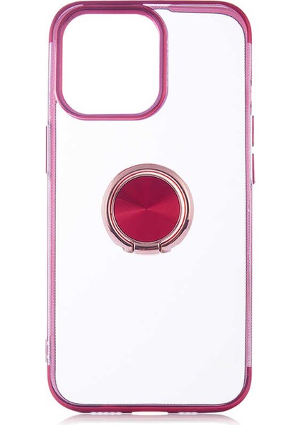 Apple iPhone 13 Pro Max Kenarları Renkli Silikon Kılıf Gess