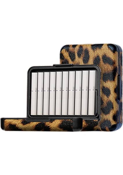 Deri Kılıf Için Iqos Iluma Taşınabilir Paketi Sigara Kutusu Için Iqos 3 Duo Lıl Tutucu Kılıfı Koruyucu Aksesuarlar Için Kapak Kılıfları Açık Leoparlı