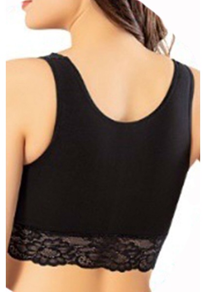 Kadın Dantel Detaylı Büstiyer Yarım Atlet Pedsiz Bralet Model fiyatları