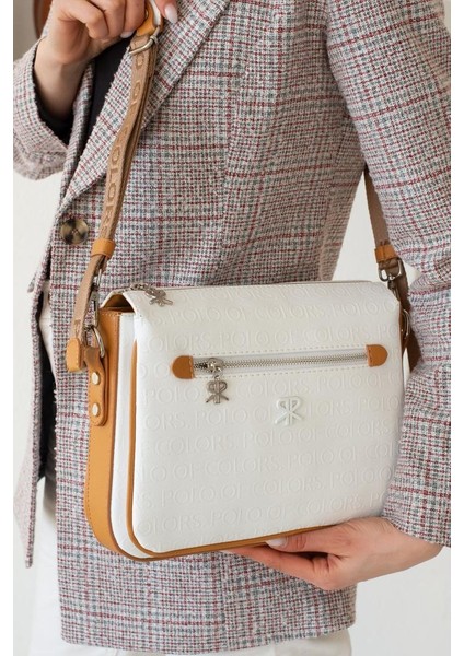Impolo Ancela Beyaztabagofraj Baskı Kadın Omuz ve Çapraz Çantası 23X27E Batında fiyatları
