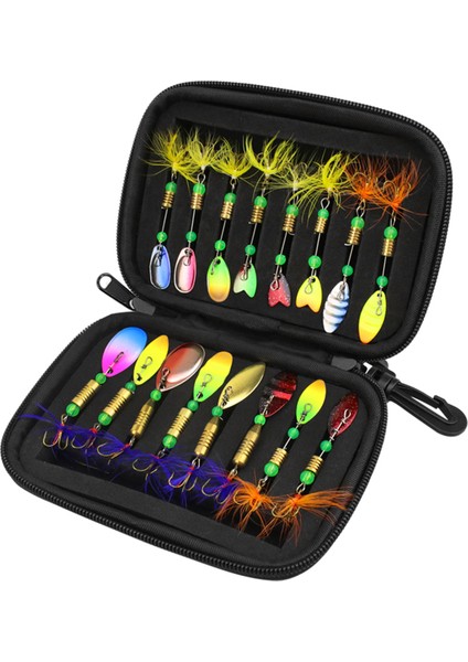 16 Adet Balıkçılık Kaşık Lures Metal Yemler Seti Forcasting (Yurt Dışından)