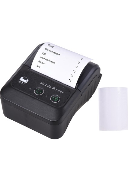 Taşınabilir Kablosuz Bt 58MM 2 Inç Termal Makbuz Yazıcısı (Yurt Dışından)