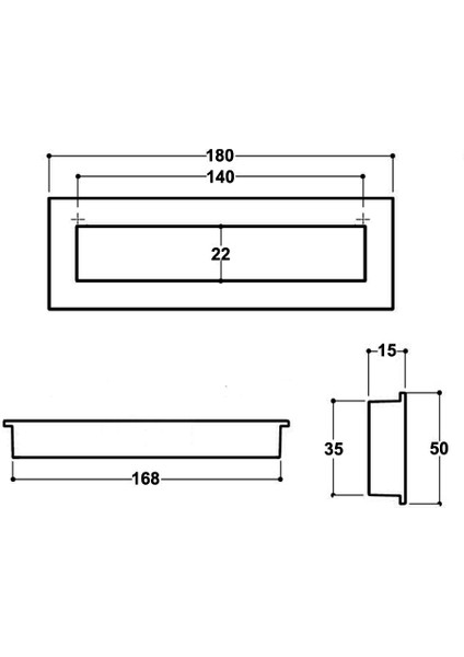 Erkul 1016 Gonca Gömme 160 mm Mat Inox Kulp fiyatları