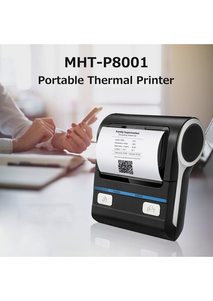 MHT-P8001 Taşınabilir 80MM Termal Yazıcı (Yurt Dışından)