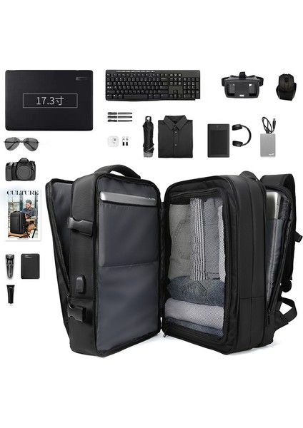 Erkek Iş Büyük Kapasiteli Seyahat Sırt Çantası (Yurt Dışından) modelleri