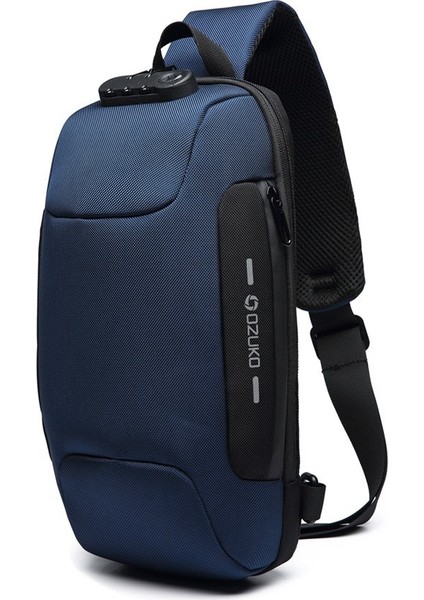 Erkek Modası Gündelik Spor Hırsızlığa Karşı Korumalı Göğüs Çantası Postacı Çantası (Yurt Dışından)