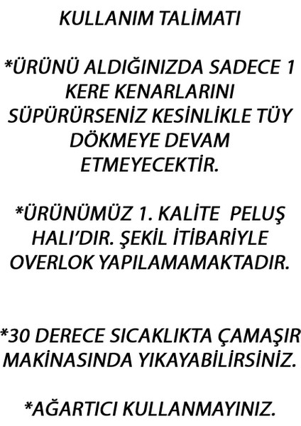 Balat Halı 2'li Beyaz Banyo Paspası Banyo Halısı Peluş Halı Klozet Takımı 50X80(ELIPS PAPATYA)-60X100(ELIPS Papatya)