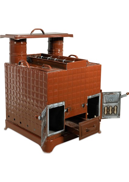 Ticaret Tokat Tandır Kebap Ocağı 10 Şişlik 40 x 40 cm