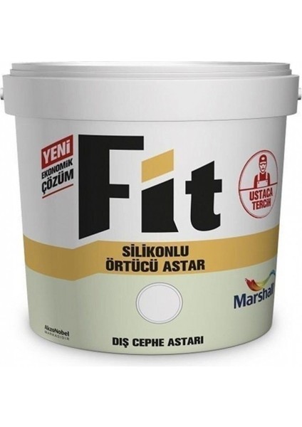 Fit Silikonlu Örtücü Astar Dış Cephe 20 kg Beyaz 1 Adet