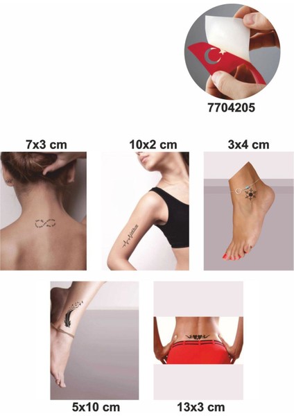 Hayat Yaşamaktır 5 Adet Geçici Dövme Kına Şablonu fiyatları
