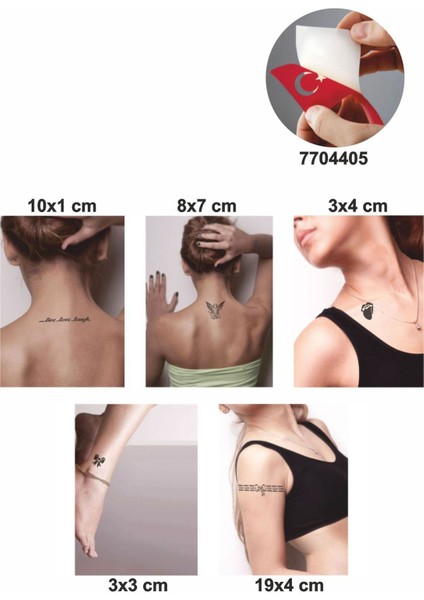 Yaşa Sev Gül 5 Adet Geçici Dövme Kına Şablonu fiyatları