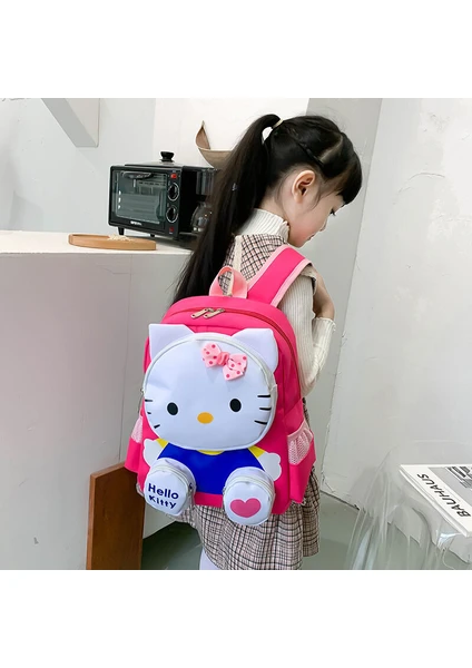 Anaokulu Schoolbag Spiderman Sırt Çantası Çapraz Sınırlı Çizgi Çevresi Kedisi Kedi Sırt Çantası Birinci Sınıf Küçük Okul Çantası (Yurt Dışından)