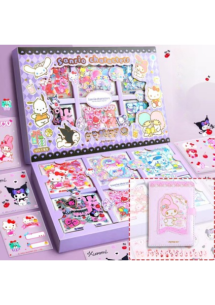 Liugong Sticker Hediye Kutusu Tatlı Partisi Sanrio El Ledger Karikatür Defter (Yurt Dışından)