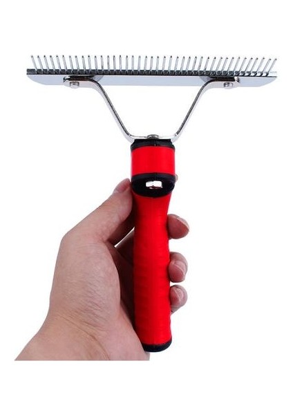 Pet Tarak Ekstra Büyük Rake Tarak Bakım Fırça Deshedding Aracı Güzellik Tarak Büyük Köpekler Için Golden Retriever Husky Alman Çoban | Köpek Tarakları (Yurt Dışından)