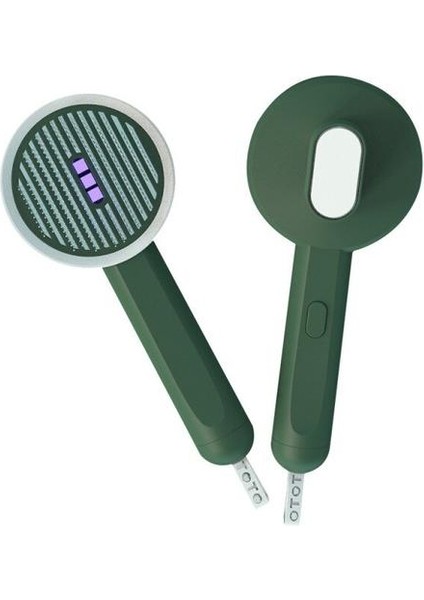 Pet Köpek Fırçası Uv Sterilizasyon Pet Saç Remover Böcek Kaldırma Kedi Fırçası Yüzer Saç Masaj Köpekler Tımar Pet Malzemeleri | Köpek Tarakları (Beyaz) (Yurt Dışından)