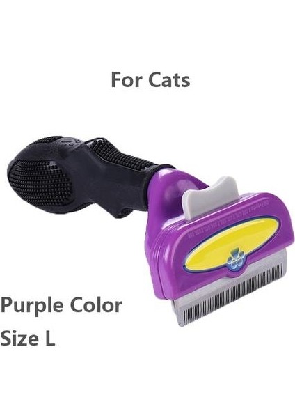 Pet Epilasyon Tarak Kediler Köpek Bakım Tarak Yavru Yavru Saç Deshedding Giyotin Taraklar Evcil Hayvanlar Bakım Araçları | Köpek Tarakları (Mor) (Yurt Dışından) fırsatları