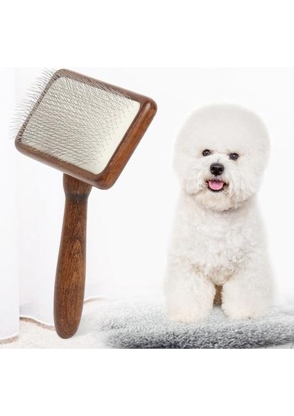 Evcil Hayvanlar Köpek Aksesuarları Bakım Tarak Ahşap Saplı Hava Yastık Iğne Masaj ve Bakım Pet Saç Remover Için | Köpek Tarakları (Yurt Dışından) fiyatları