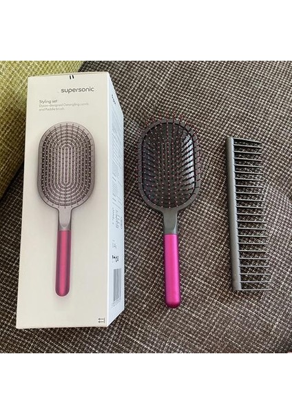 Disson Tarak Geniş Diş Hava Detangling Kuaförlük Rake Saç Şekillendirici Masaj Sharon Fırça Seti 2 Adet Aracı Aksesuarları | Köpek Tarakları (Yurt Dışından) fiyatları