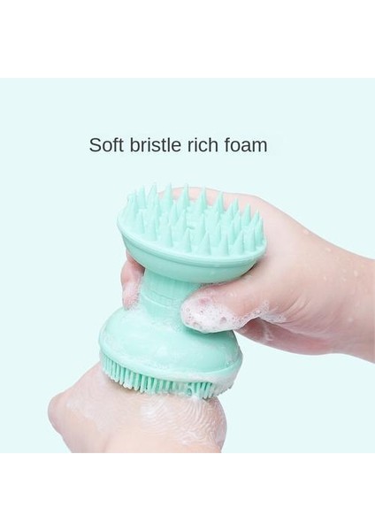 Pet Tarak Fırçaları 2 1 Pet Köpek Kedi Silikon Banyo Fırçası Köpek Banyo Fırçası Evcil Hayvan Banyo Yeşil (Yurt Dışından) fiyatları