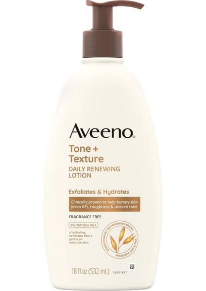 Tone + Texture Eksfoliye Edici Ve Nemlendirici Günlük Vücut Losyonu 532ml