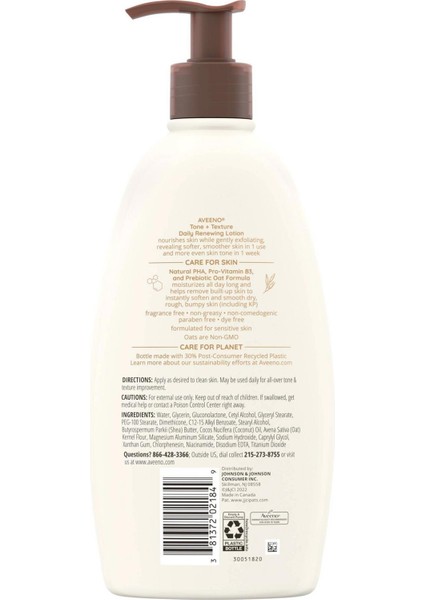 Tone + Texture Eksfoliye Edici Ve Nemlendirici Günlük Vücut Losyonu 532ml