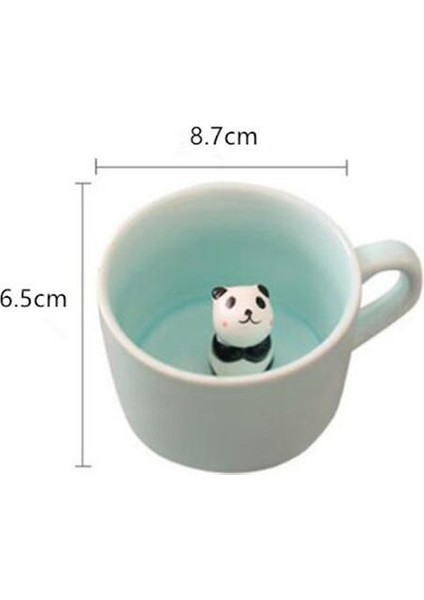Kahve Süt Çayı Seramik Kupalar 3D Hayvan Sabah Kupası ile Panda Içinde En Iyi Hediye Sabah Içecek Düğün Doğum Günleri | Kupalar (Yeşil) (Yurt Dışından) fiyatları