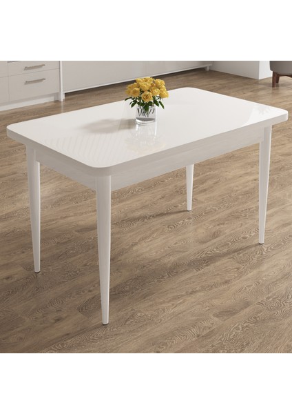 70X120 Mdf Mutfak Masası Beyaz