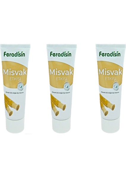 Misvak Özlü Diş Macunu (75ml x 3)