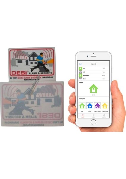 Desi Alarm Ekonomik Smartline Plus Iot Akıllı Alarm Sistemi Hırsız Alarm Sistemleri