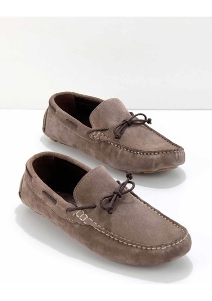 Vizon Süet Leather Erkek Loafer Ayakkabı E01549913402