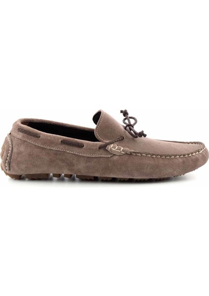 Vizon Süet Leather Erkek Loafer Ayakkabı E01549913402