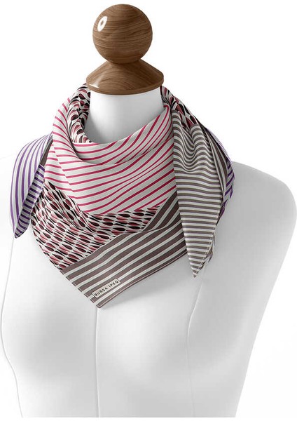 Pudra Damla Sura Ipek Eşarp modelleri