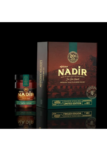 Nadir Son Güz Hasatı Organik Çiçek ve Ardıç Balı TA20+ 450G