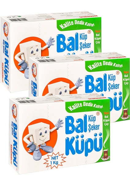 Bal Küpü Küp Şeker Net 1   kg 3 Adet