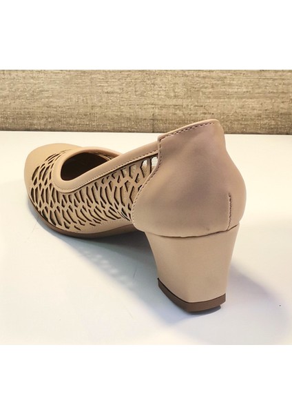 8680 Bayan Nute Kalın Kısa Topuk Ayakkabı indirimleri