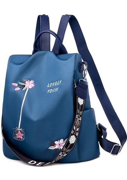 Jifen - Hb Çiçek Işlemeli Sırt Art Oxford Sırt Çantası (Yurt Dışından) modelleri