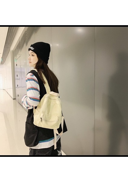 Jifen - Hb Düz Renk Vintage Kanvas Kadın Sırt Çantası (Yurt Dışından) fiyatları