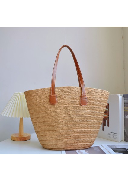 Jifen - Hb Büyük Kapasiteli El Yapımı Hasır Çantası (Yurt Dışından) fiyatları