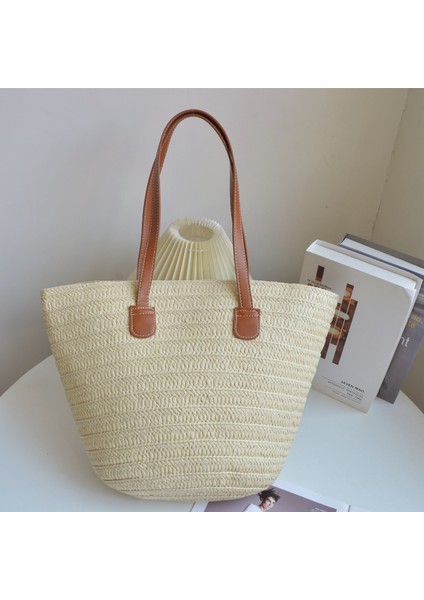 Jifen - Hb Büyük Kapasiteli El Yapımı Hasır Çantası (Yurt Dışından) fiyatları