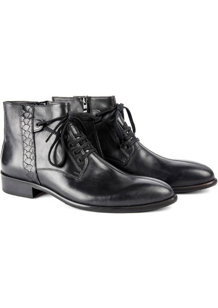 Erkek Siyah Fermuarlı Bot fiyatları